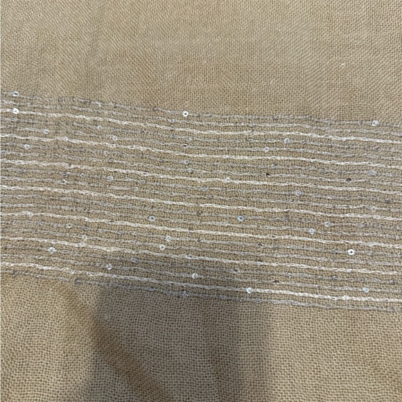 Charming Charlie Gold Light Brown Scarf - Picture 2 of 4